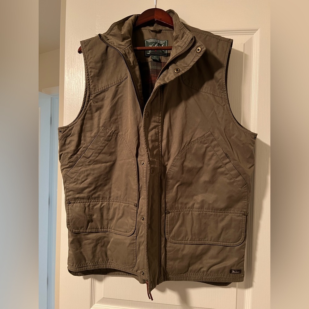 Men’s Woolrich Flannel Lined Vest - Large - New without Tags